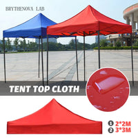 Bâche tonnelle pliante de remplacement Oxford 420D, 2x2 à 3x4,5 m, structure non incluse