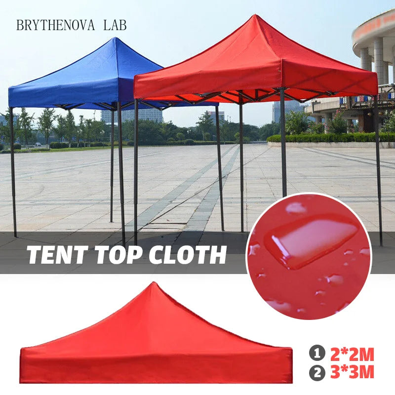 Bâche tonnelle pliante de remplacement Oxford 420D, 2x2 à 3x4,5 m, structure non incluse