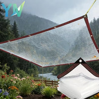 Bâche transparente en polyéthylène à bords renforcés, de 2 x 2 à 3 x 4 m
