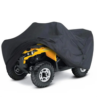 Housse quad universelle Oxford 210D noire, imperméable et anti-UV, 2 tailles