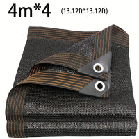 Voile d'ombrage noire anti-UV à 80 % d'ombrage, 21 tailles jusqu'à 8 x 12 m