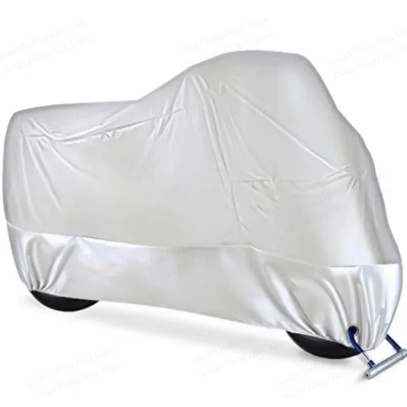 Housse moto pour Honda Gold Wing GL1800, imperméable, anti-poussière, anti-UV, noire ou argent