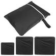 Housse de barbecue imperméable en polyester enduit PU avec cordon de serrage, 3 tailles