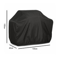 Housse barbecue gaz noire imperméable anti-UV, Oxford polyester, 7 tailles