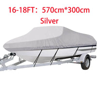 Housse bateau remorquable imperméable polyester 190T, 3 coloris, pour bateau de 3,35 à 6,71 m
