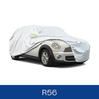 Housse voiture pour Mini Cooper F56 F60 R55 R56 R60, argent, deux couches, doublure coton, 2011-2023