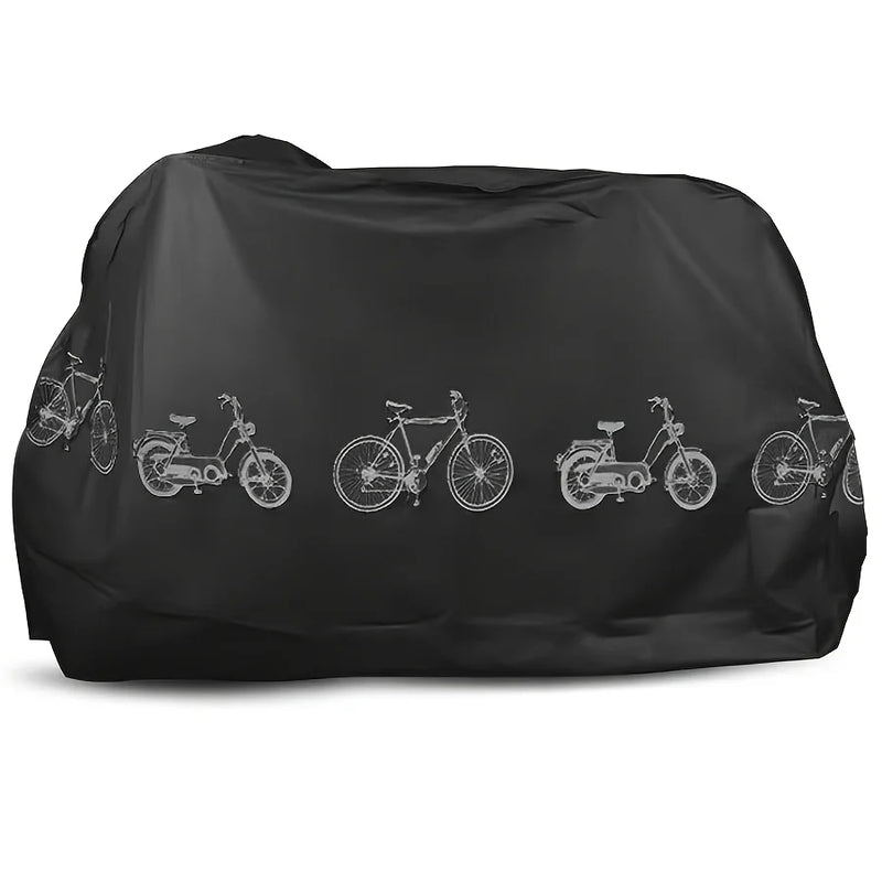 Housse de vélo et moto étanche, pluie et soleil, grise ou noire, 200x100 cm