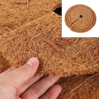 Disque de paillage en fibre de coco pour pot et arbre, de 25 à 40 cm