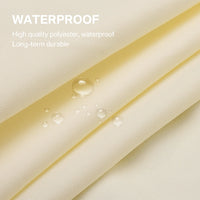 Voile d'ombrage imperméable anti-UV en polyester 160 g/m², triangle, carré ou rectangle