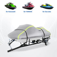 Housse jet ski remorquable en Oxford 300D argent, 4 tailles de 1 à 3 places
