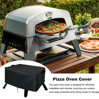 Housse four à pizza d'extérieur imperméable en tissu Oxford, 62 x 62 x 28 cm