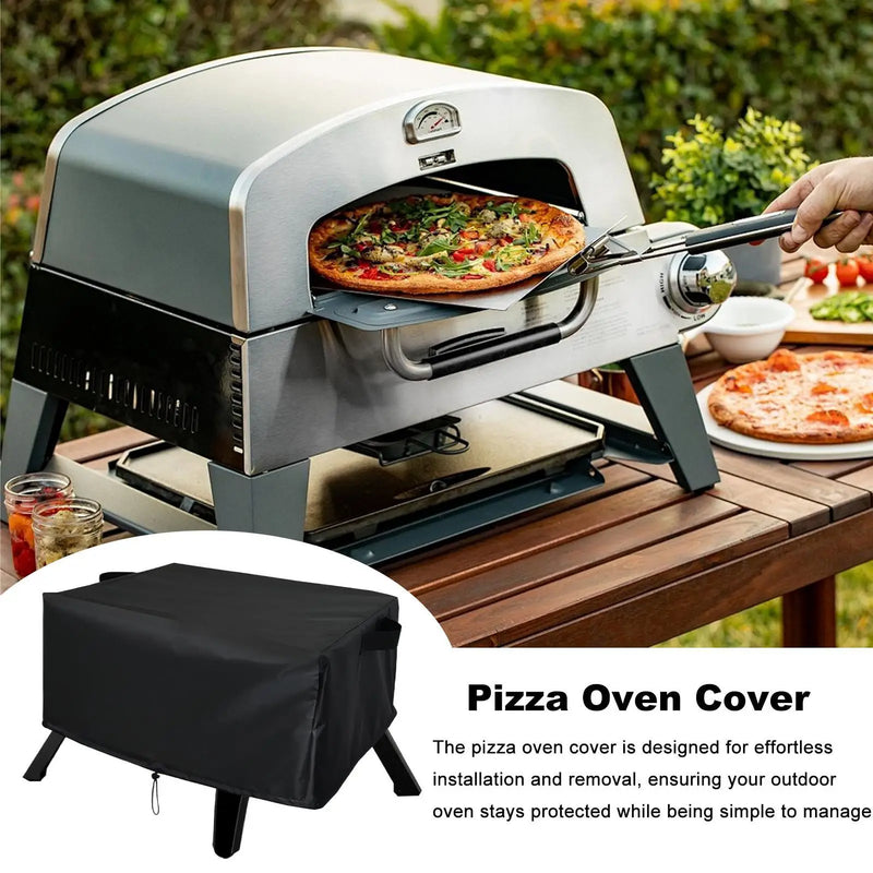 Housse four à pizza d'extérieur imperméable en tissu Oxford, 62 x 62 x 28 cm