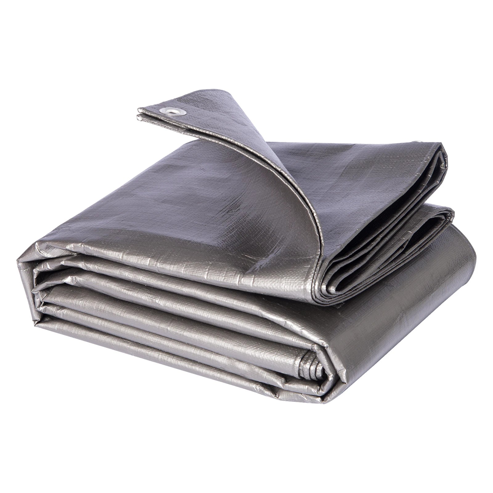Bâche imperméable à œillets en polyéthylène 280 g/m², de 2x3 à 4x8 m, 3 coloris