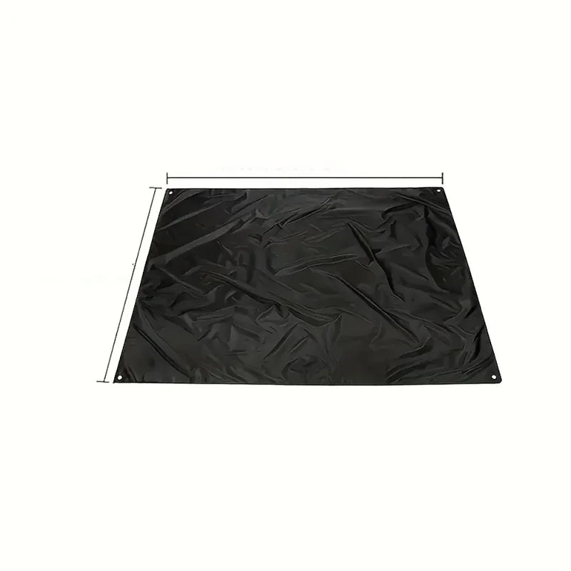 Bâche de sol camping imperméable Oxford à œillets, 3 coloris, 210x90 à 300x290 cm