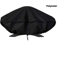 Housse barbecue pour Weber Q1000, polyester noir imperméable 68 x 44 x 32 cm