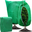 Housse d'hivernage verte à fermeture éclair pour plantes et arbustes, 5 tailles