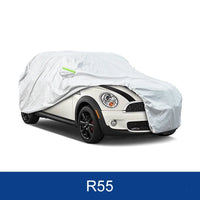Housse voiture pour Mini Cooper R55 R56 R60 F55 F56 F60, argent, Oxford, anti-UV et neige