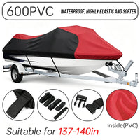 Housse jet ski remorquable imperméable 600D, tailles L et XL, 5 coloris dont jaune et noir