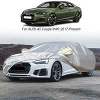 Housse voiture pour Audi A1 Hatchback GB, polyester 270T argent, anti-neige