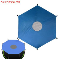 Toit de trampoline pare-soleil hexagonal en Oxford imperméable anti-UV, 183, 244 ou 305 cm