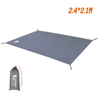 Bâche de sol de camping Oxford 210D avec œillets et sac, 5 tailles