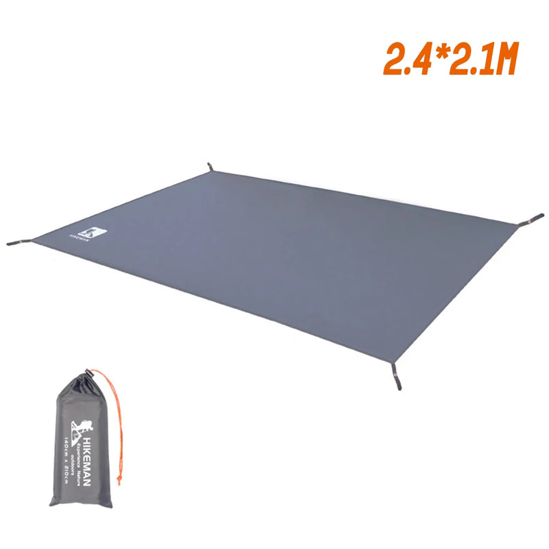 Bâche de sol de camping Oxford 210D avec œillets et sac, 5 tailles