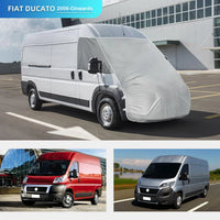Housse de pare-brise et de capot Oxford 600D pour Fiat Ducato, Peugeot Boxer, Citroën Relay dès 2006