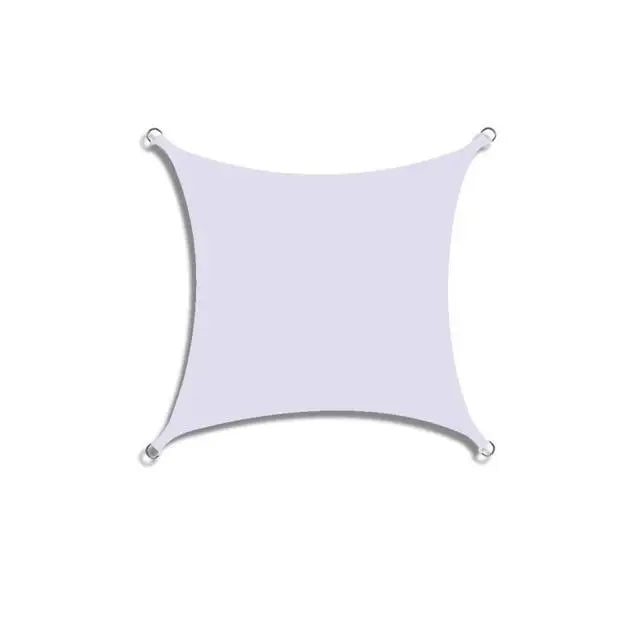Voile d'ombrage carré ou rectangulaire polyester 300D imperméable, 15 tailles, 11 coloris