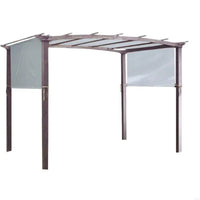 Auvent de remplacement pour pergola 520 x 200 cm, bords renforcés, polyester 190T, 5 coloris