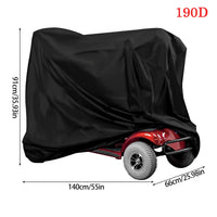 Housse universelle moto, scooter et vélo, Oxford imperméable, 5 dimensions de 140 à 208 cm