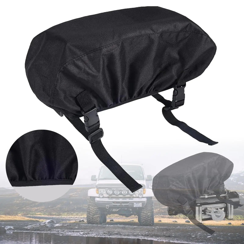Housse de treuil universelle 43 x 15 cm, tissu Oxford imperméable, pour remorque et SUV
