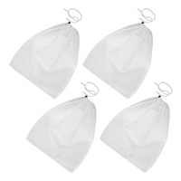 Lot de 4 housses d'hivernage blanches pour plantes, non tissées, 60 x 80 cm