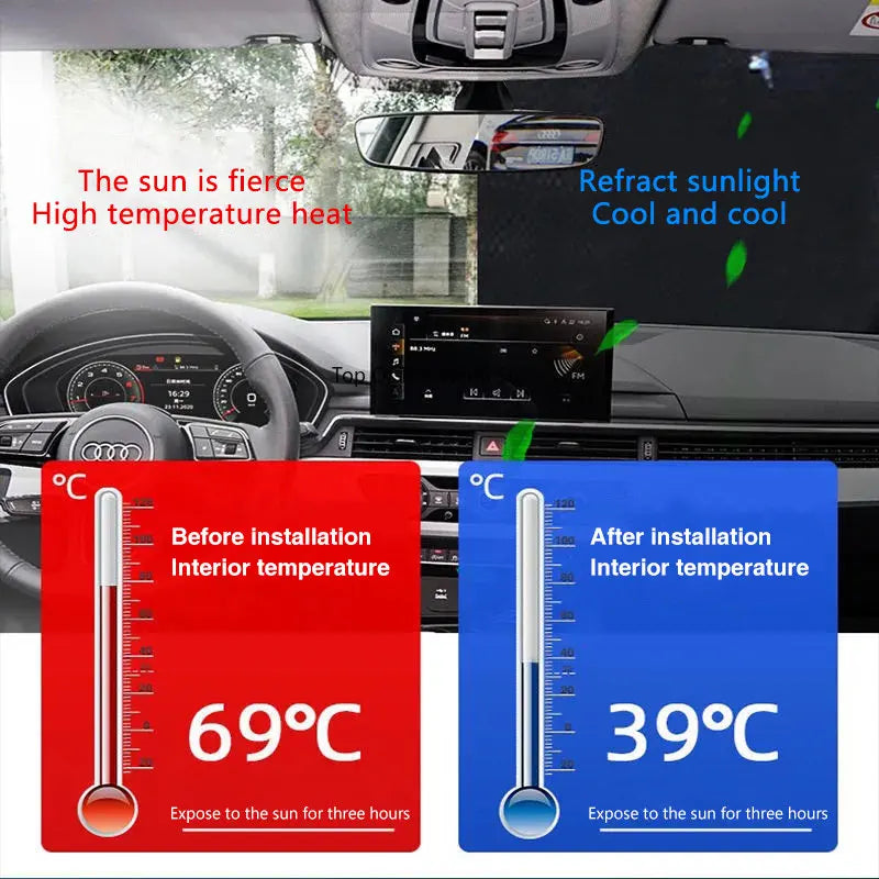 Pare-soleil de voiture pour MG ZS et ZS EV 2018-2023, anti-UV, pare-brise et vitres