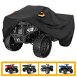 Housse quad extérieure universelle 210D noire, imperméable et anti-UV, 4 tailles