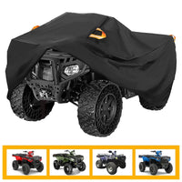 Housse quad extérieure universelle 210D noire, imperméable et anti-UV, 4 tailles