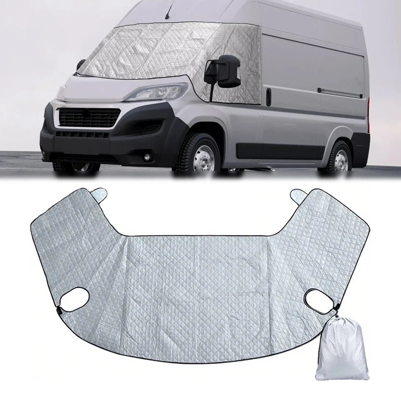 Pare-soleil thermique extérieur multicouche argenté pour camping-car Fiat Ducato, Peugeot Boxer, Citroën Relay