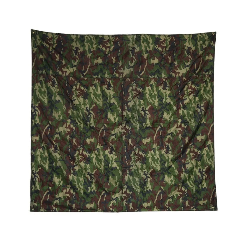 Bâche de sol camouflage ultralégère en nylon, 3 tailles jusqu'à 3 x 2,9 m