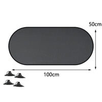 Pare-soleil voiture en maille noire à ventouses pour vitres latérales et lunette arrière, 4 compositions