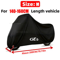 Housse scooter pour Vespa GTS, GTS Super et GTV, polyester 190T imperméable, anti-UV, 6 tailles
