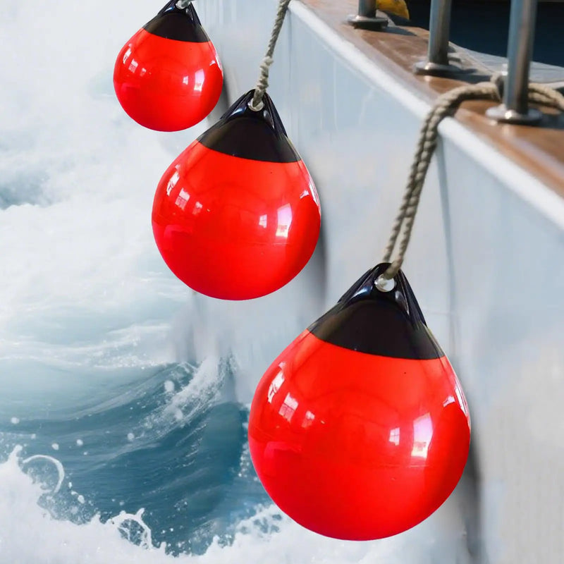 Bouée pare-battage gonflable en PVC, anti-collision, 25 x 30 cm, bleu, rouge ou jaune