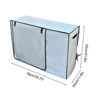 Housse climatiseur extérieur imperméable, protection solaire, volet enroulable, 4 tailles de 78 à 105 cm