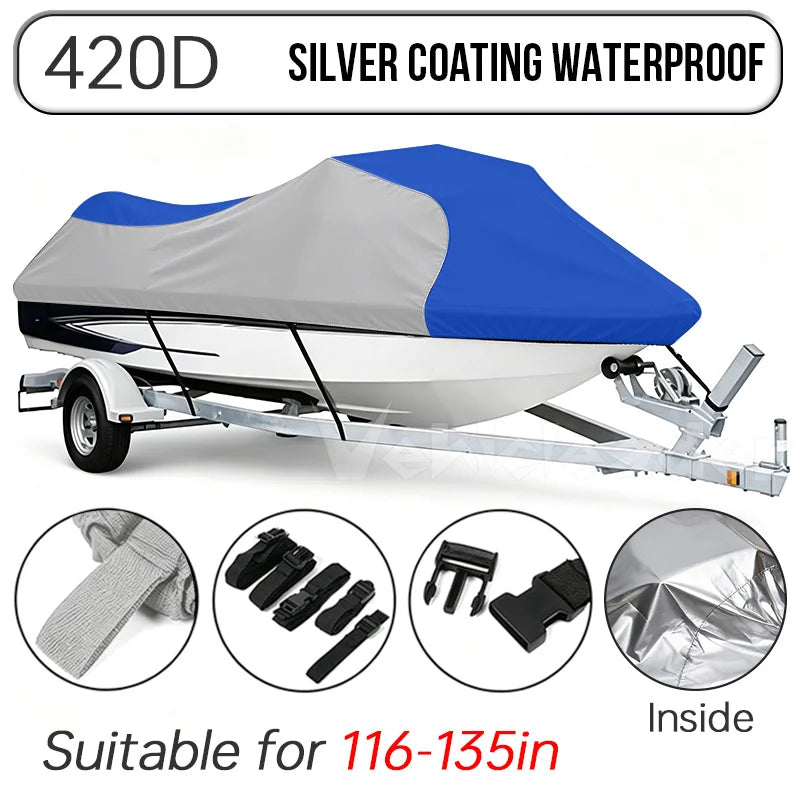Housse jet ski pour Sea-Doo GTI et Yamaha WaveRunner EXR, Oxford 210D ou 420D, L et XL