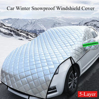 Protection pare-brise et capot voiture à 5 couches, imperméable et anti-neige, 3 versions