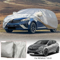 Housse voiture pour Renault Kardian, taffetas de polyester argenté anti-UV avec sac de rangement