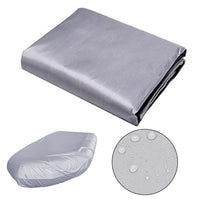 Housse de bateau gonflable en tissu Oxford argent, 7 longueurs de 2,3 à 5,2 m