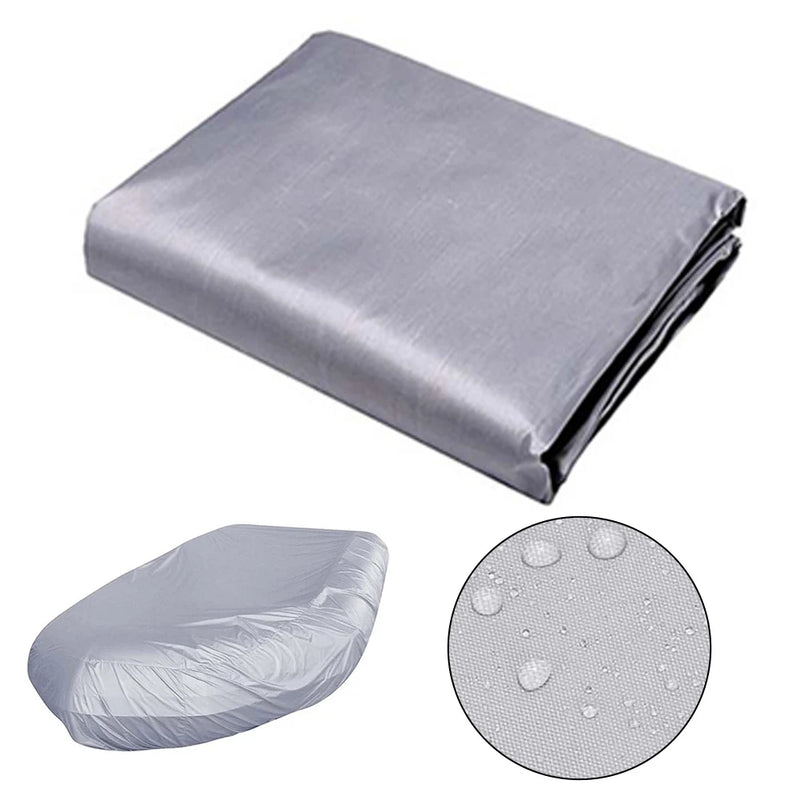 Housse de bateau gonflable en tissu Oxford argent, 7 longueurs de 2,3 à 5,2 m