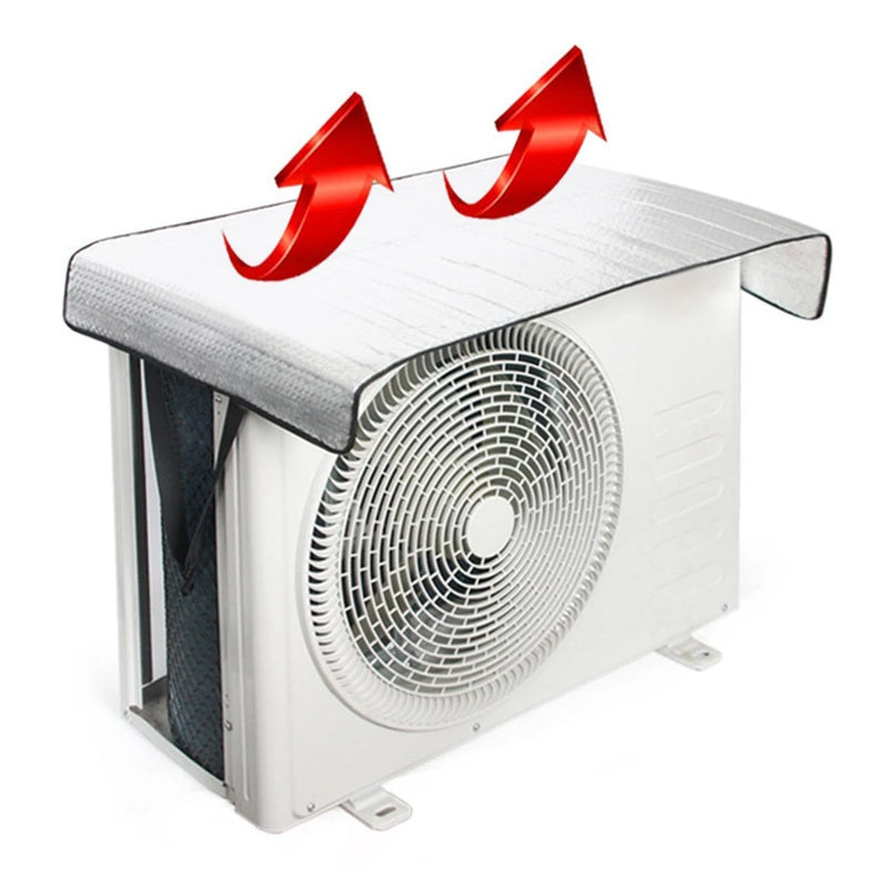 Housse de climatiseur extérieur réfléchissante 95 x 46 cm, lot de 1 à 10 pièces