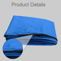 Toile de remplacement pour bimini de bateau 3 arceaux, bleue, Oxford PVC, 4 tailles