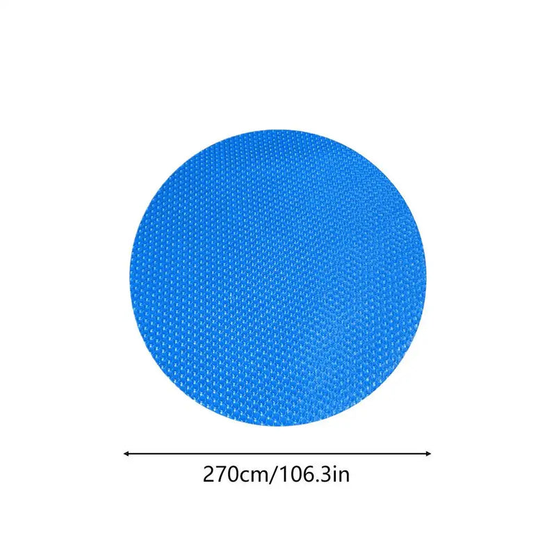 Bâche à bulles piscine ronde hors sol, film PE solaire, bassins de 183 à 366 cm