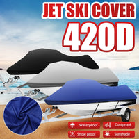 Housse jet ski 3 places Oxford 420D imperméable, 420 x 300 cm, noir, argent ou bleu